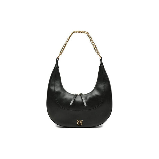 PINKO Black Leather Handbag PINKO