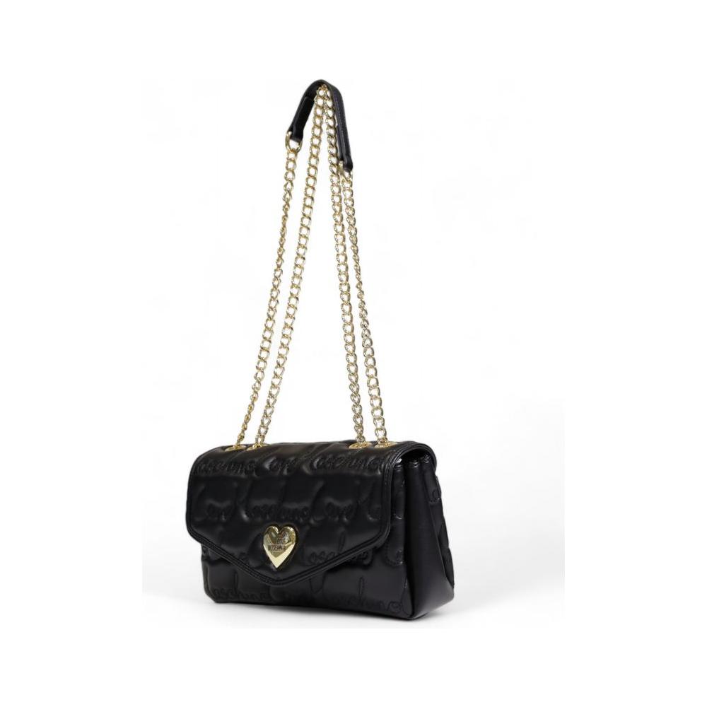 Love Moschino Black Polyethylene Handbag Love Moschino