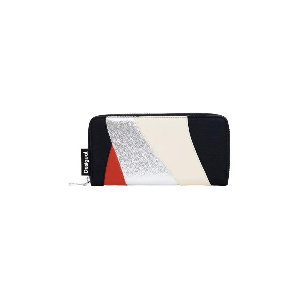 Desigual Silver Polyethylene Wallet Desigual