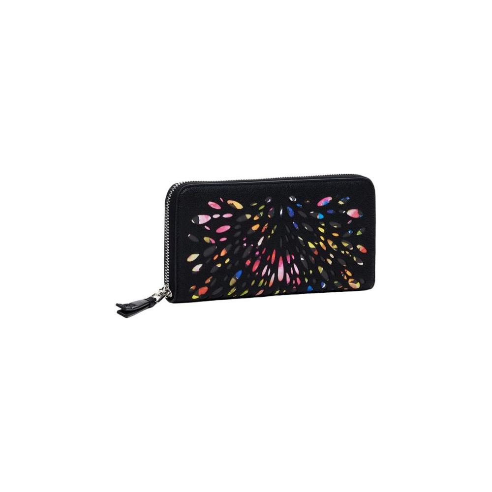 Desigual Black Polyethylene Wallet Desigual