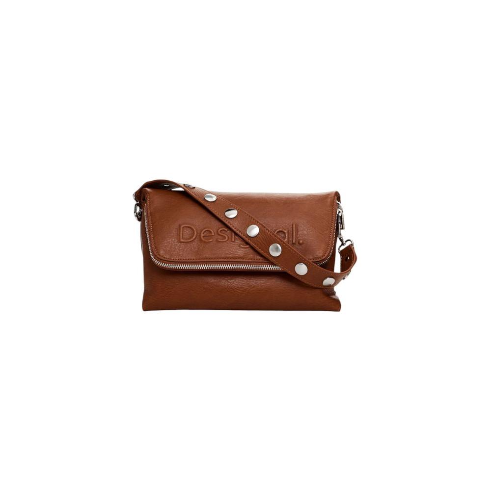 Desigual Brown Polyethylene Handbag Desigual