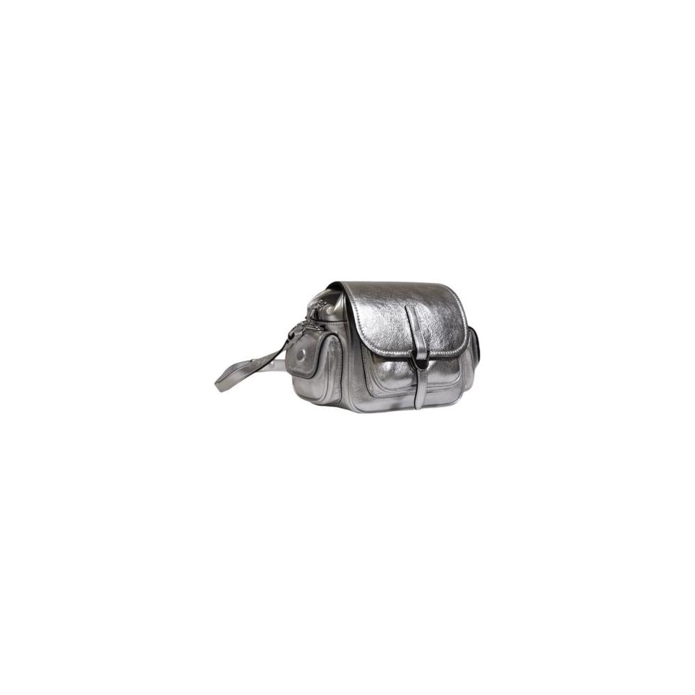 Coccinelle Silver Leather Handbag Coccinelle