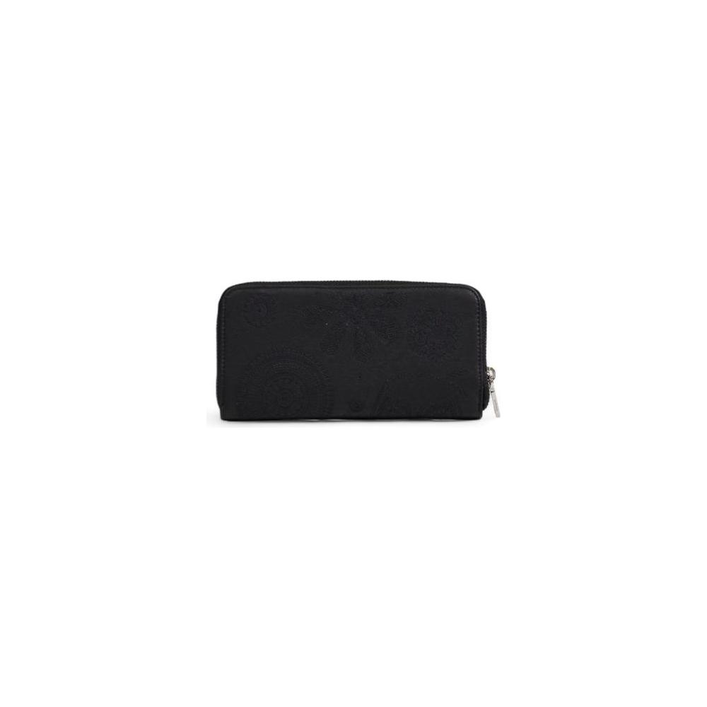 Desigual Black Polyethylene Wallet Desigual