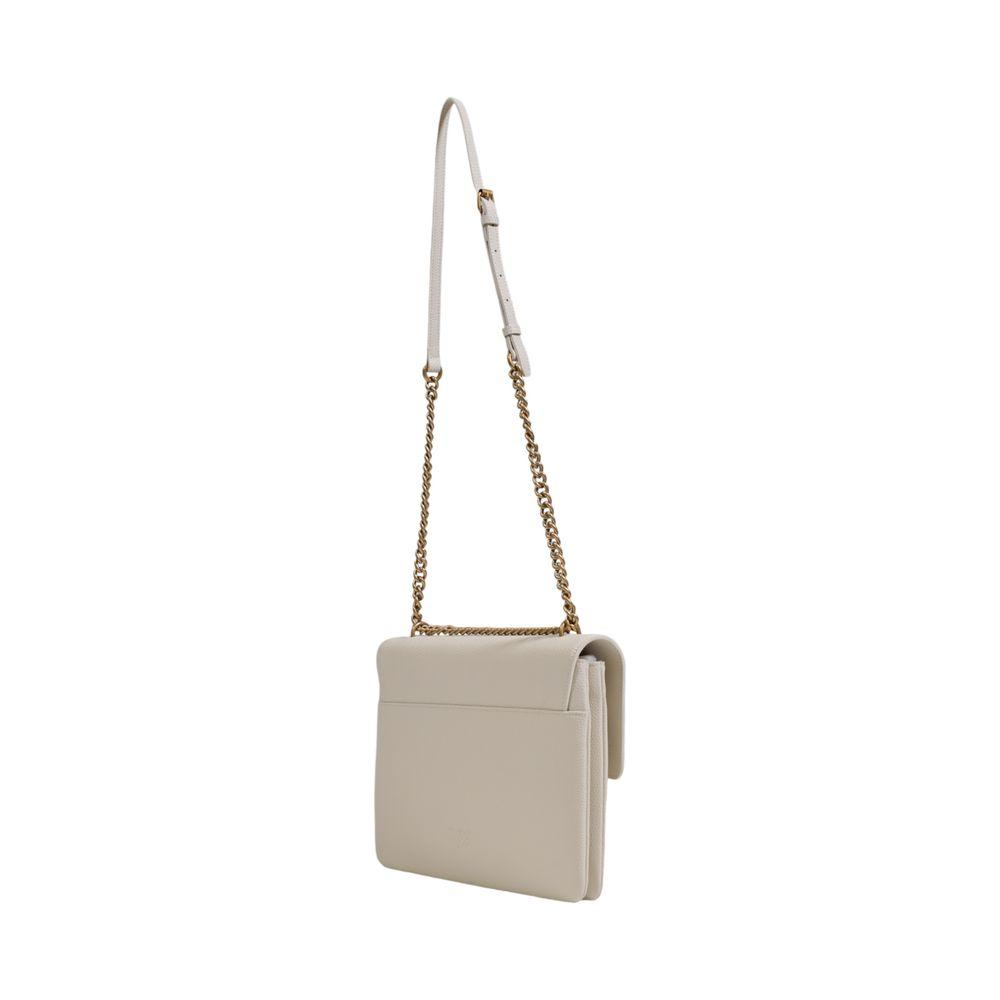 PINKO White Leather Handbag PINKO