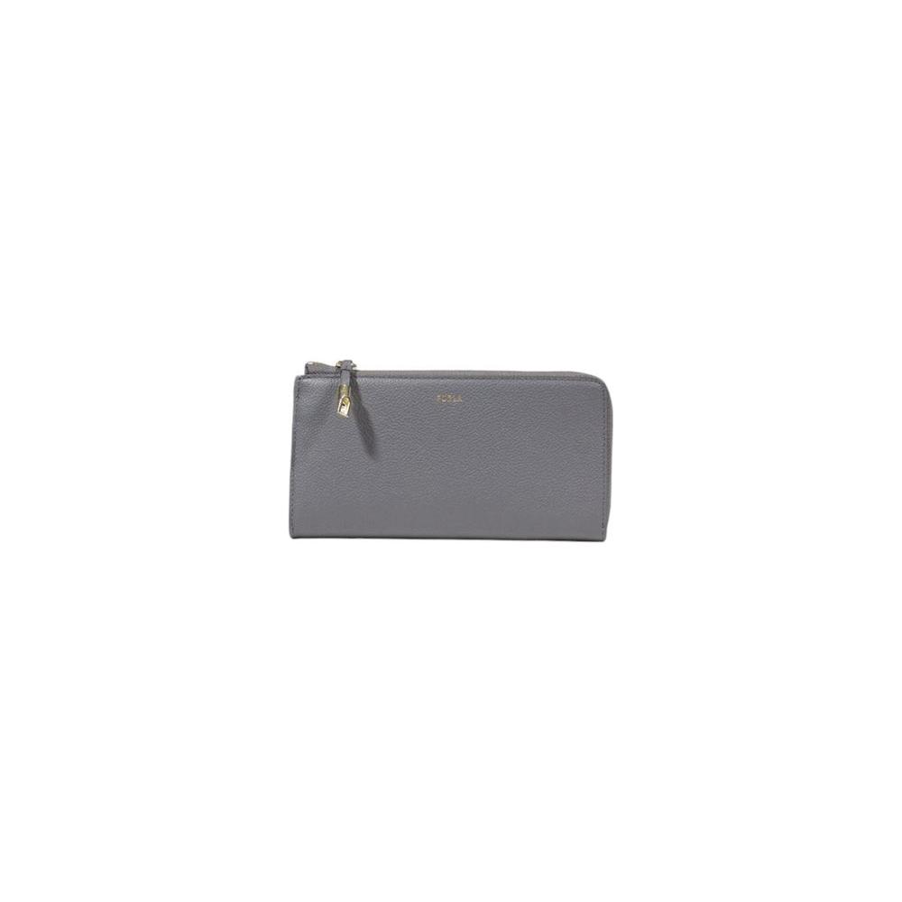 Furla Gray Leather Wallet Furla