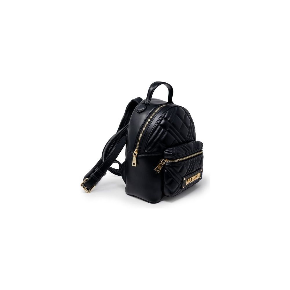 Love Moschino Black Polyethylene Backpack Love Moschino