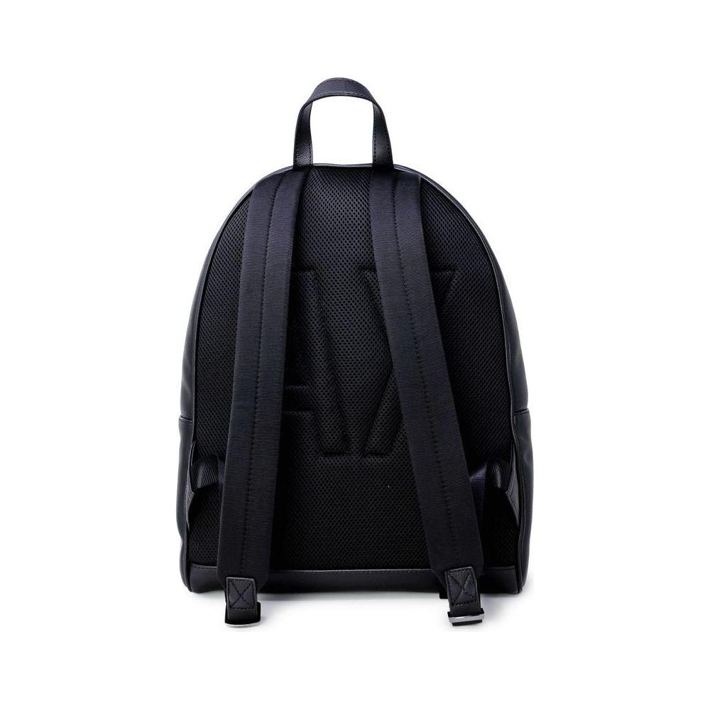 Armani Exchange Black Polyester Backpack Armani Exchange