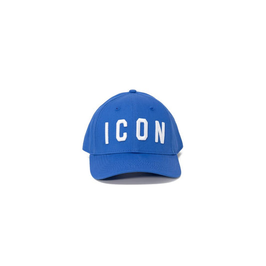 Icon Blue Cotton Hats & Cap Icon