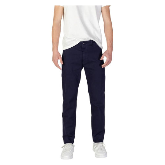 Hugo Boss Blue Cotton Jeans & Pant Hugo Boss