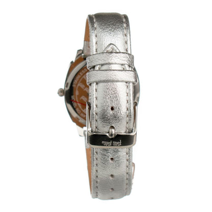 Folli Follie Gray Leather Dress Watch Folli Follie