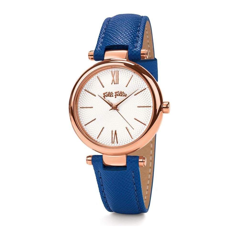 Folli Follie Blue Leather Watch Folli Follie