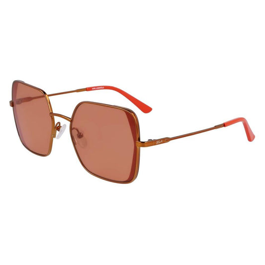 Karl Lagerfeld Orange Metal Sunglasses Karl Lagerfeld