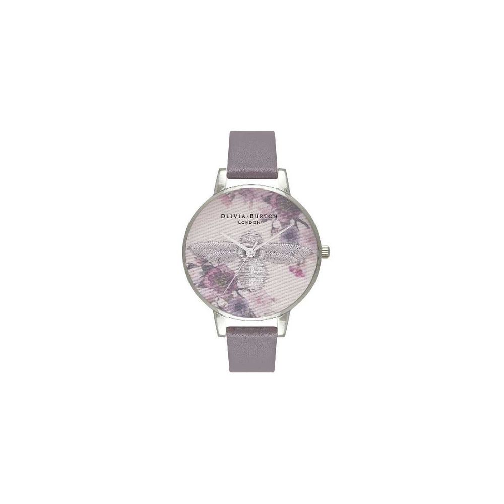 Olivia Burton Gray Artificial Leather Dress Watch Olivia Burton