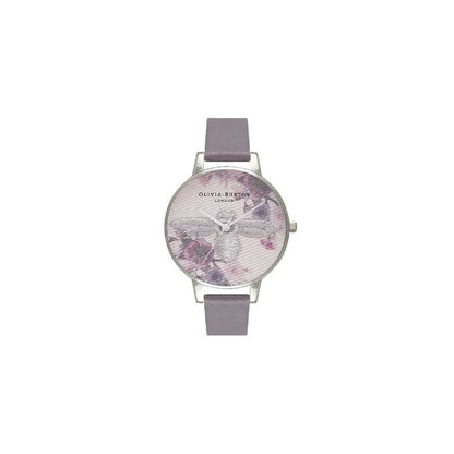 Olivia Burton Gray Artificial Leather Dress Watch Olivia Burton