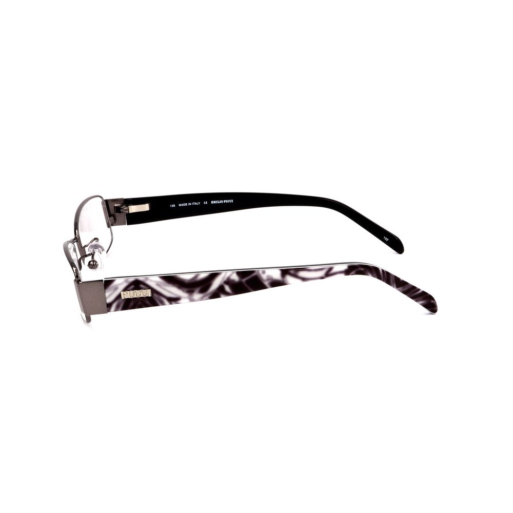 Emilio Pucci Gray Metal Glasses (Frames) Emilio Pucci