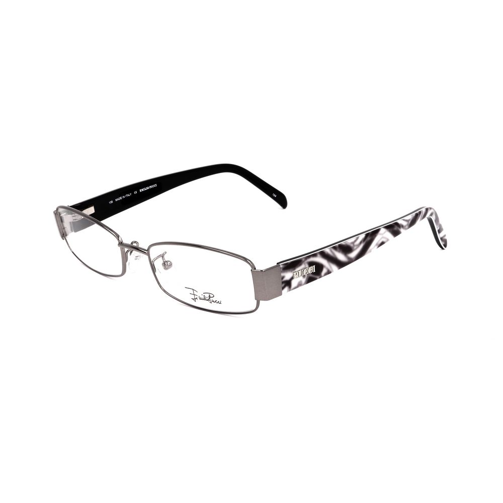 Emilio Pucci Gray Metal Glasses (Frames) Emilio Pucci