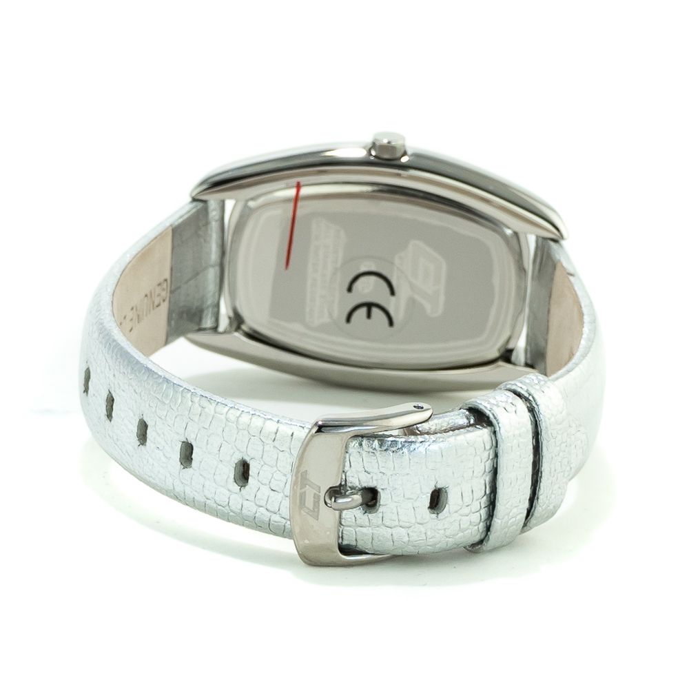 Chronotech Silver Leather Dress Watch1728,67434610848,Accessories,Chronotech,Dress Watches - Watches - Accessories,New with tags,Silver,Watches - Accessories,Women