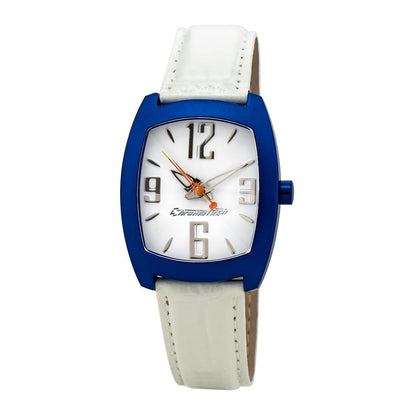 Chronotech White Leather Dress Watch 1728,67434610848,Accessories,Chronotech,Dress Watches - Watches - Accessories,Men,New with tags,Watches - Accessories,White