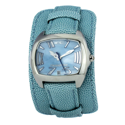 Chronotech Bicolor Leather Dress Watch
