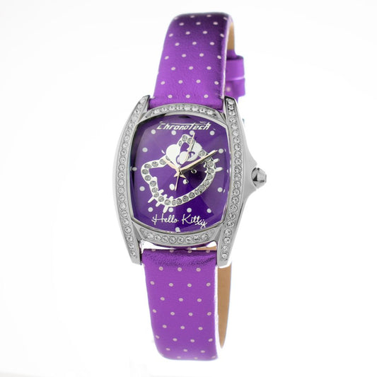Chronotech Purple Leather Dress Watch1728,67434610848,Accessories,Chronotech,Dress Watches - Watches - Accessories,New with tags,Purple,Watches - Accessories,Women
