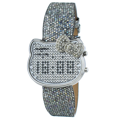 Chronotech Silver Leather Digital Watch1728,67434610848,Accessories,Chronotech,Digital Watches - Watches - Accessories,New with tags,Silver,Watches - Accessories,Women