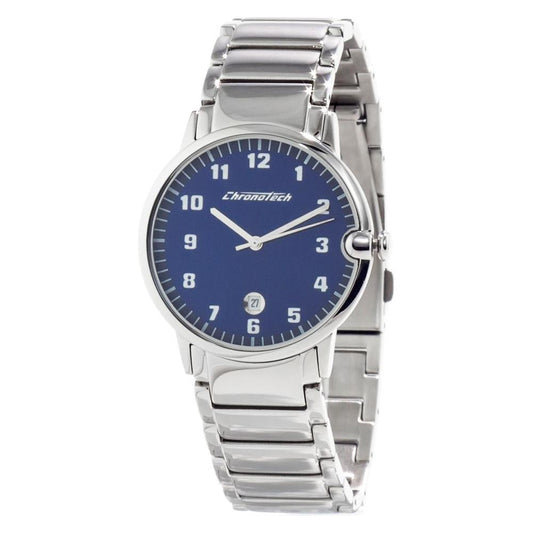 Chronotech Silver Steel Watch Chronotech Gray