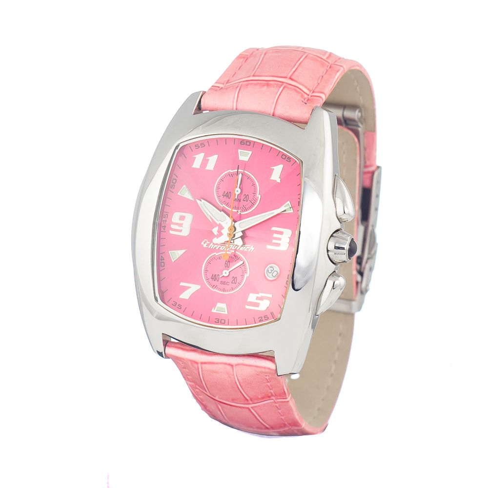 Chronotech Silver Stainless Steel Bracelet Watch