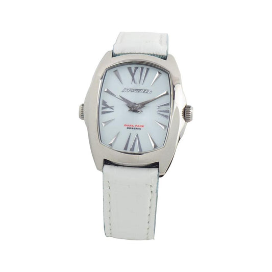 Chronotech Blue Leather Watch Chronotech Light Gray