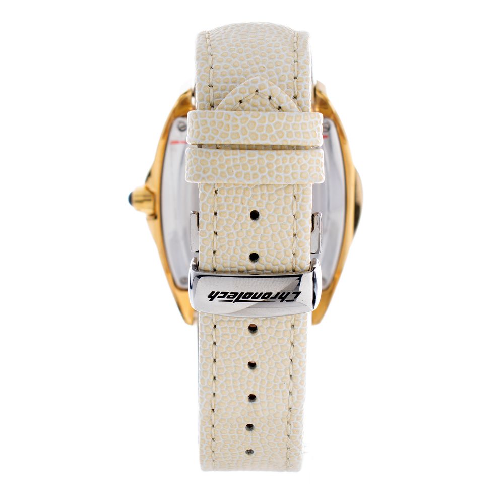 Chronotech Beige Leather Dress Watch 1728,67434610848,Accessories,Beige,Chronotech,Dress Watches - Watches - Accessories,New with tags,Unisex,Watches - Accessories