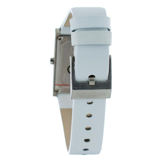 Chronotech White Leather Watch Chronotech Gray