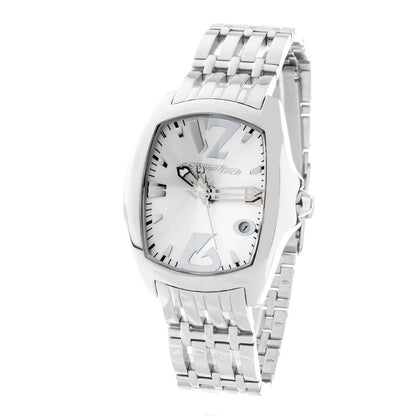 Chronotech Silver Stainless Steel Dress Watch