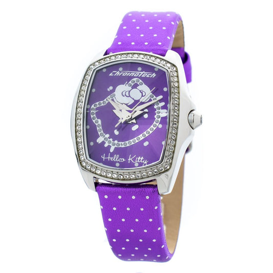 Chronotech Purple Leather Dress Watch1728,67434610848,Accessories,Chronotech,Dress Watches - Watches - Accessories,New with tags,Purple,Watches - Accessories,Women