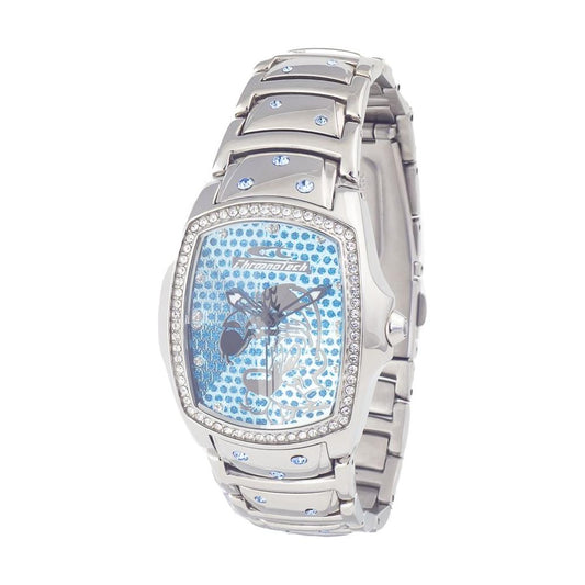 Chronotech Silver Steel Watch Chronotech Light Gray