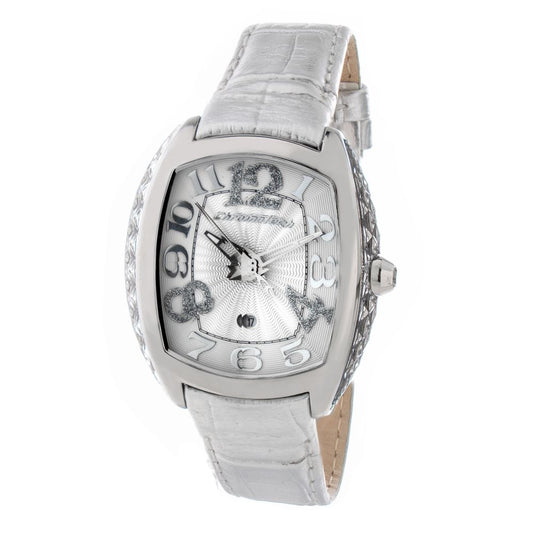 Chronotech Silver Leather Dress Watch1728,67434610848,Accessories,Chronotech,Dress Watches - Watches - Accessories,New with tags,Silver,Watches - Accessories,Women