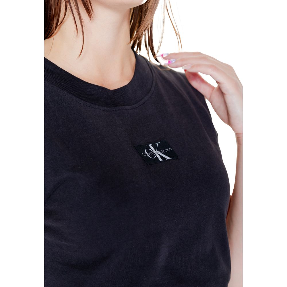 Calvin Klein Jeans Black Cotton T-Shirt