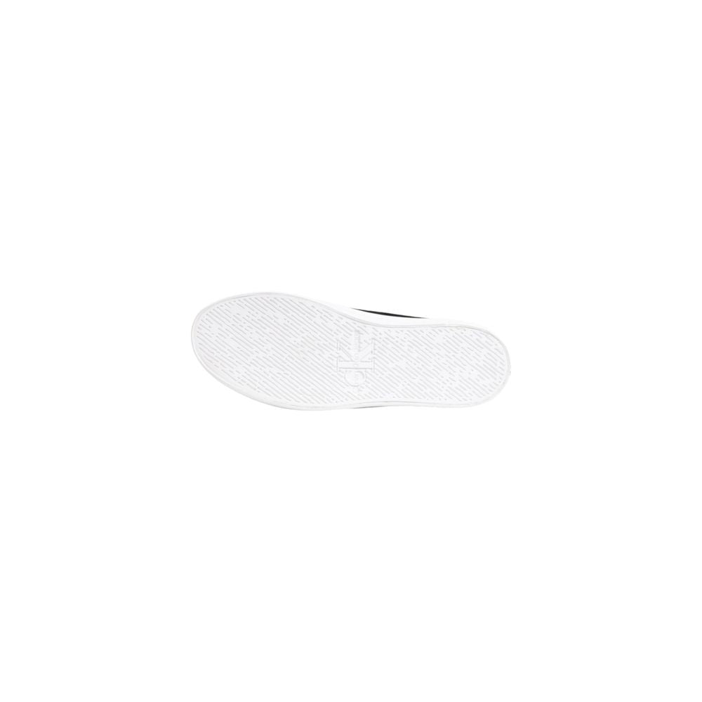 Calvin Klein Jeans Black Suede Leather Platform Sneakers