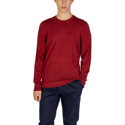 Calvin Klein Bordeaux Recycled Wool Sweatshirt Calvin Klein