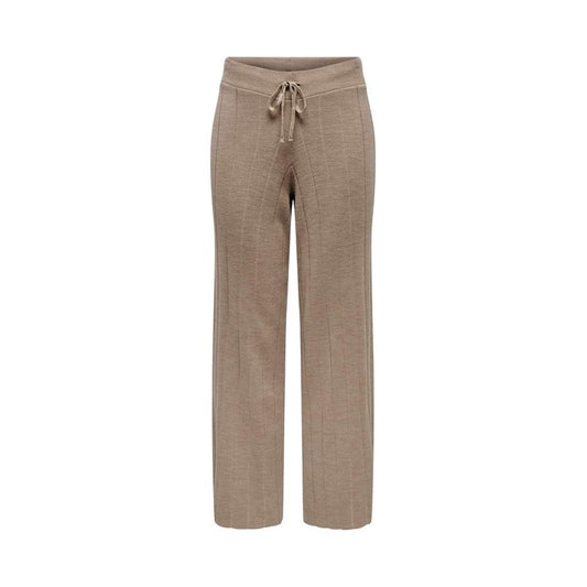 Only Beige Acrylic Jeans & Pant Only Slate Gray