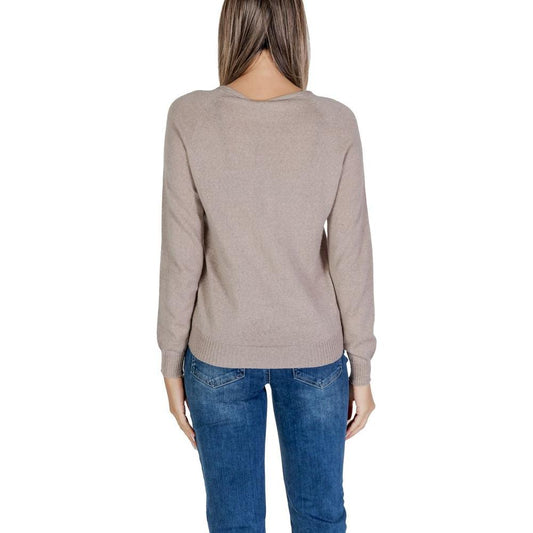 Sandro Ferrone Gray Merino Wool Tops & T-Shirt Sandro Ferrone Dark Gray