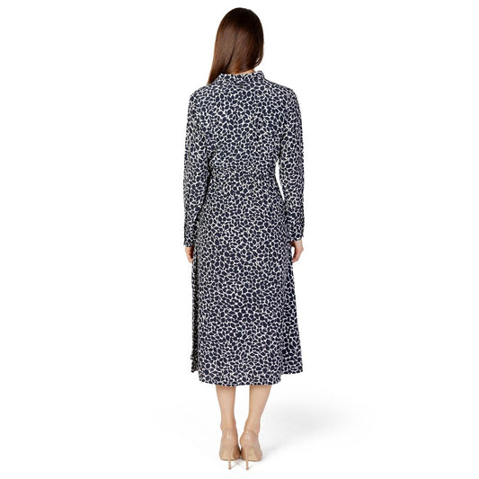 Street One Blue Viscose Dress Street One Light Gray