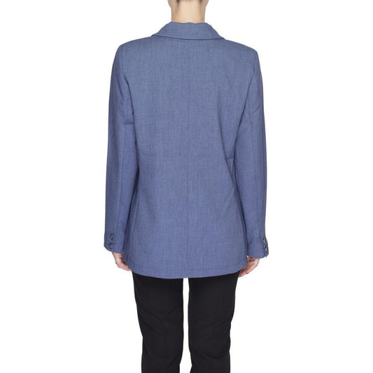 Street One Blue Polyester Suits & Blazer Street One Slate Gray