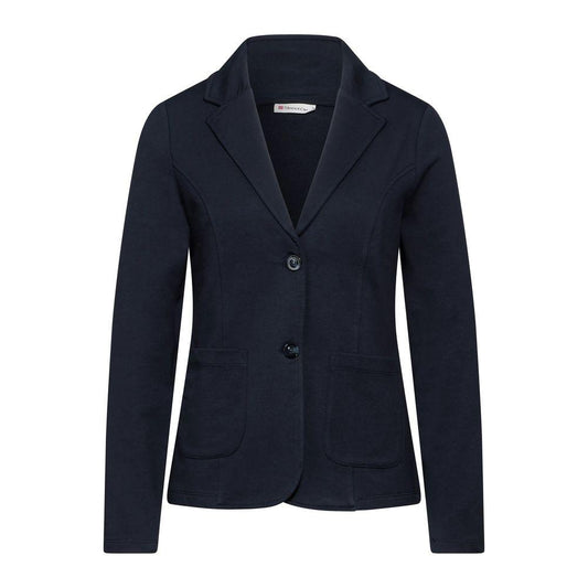 Street One Blue Viscose Suits & Blazer Street One Black