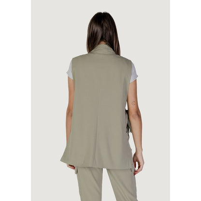 B.Young Green Polyester Waistcoat 1728,71956299936,B.Young,Clothing,Green,IT36|XXS,New with tags,Suits & Blazers - Clothing,Waistcoats - Suits & Blazers - Clothing,Women