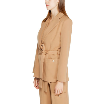Rinascimento Beige Polyester Blazer 1728,71956299936,Beige,Blazers - Suits & Blazers - Clothing,Clothing,IT40|S,IT44|L,New with tags,Rinascimento,Suits & Blazers - Clothing,Women,XL