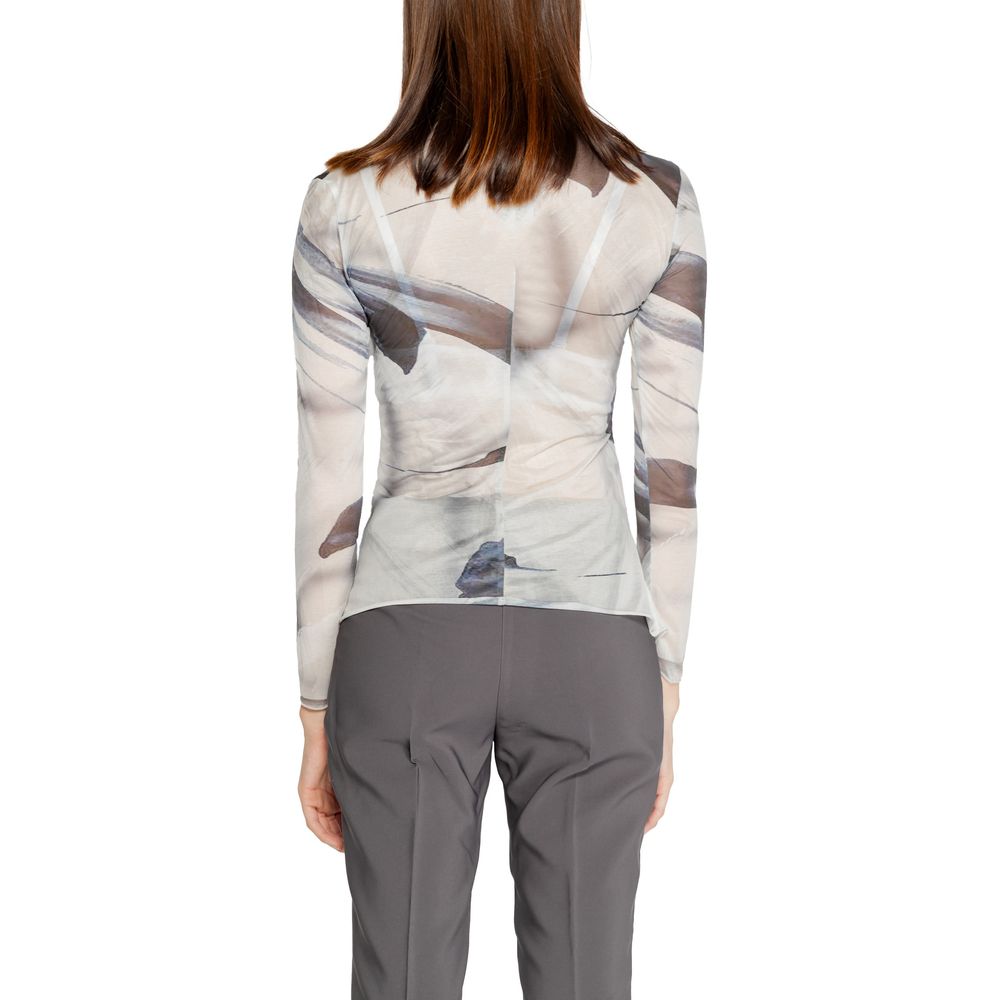 Rinascimento Gray Polyester Long Sleeve T-Shirt 1728,71956299936,Clothing,Gray,IT38|XS,IT40|S,Long Sleeve - T-Shirts - Clothing,New with tags,Rinascimento,T-Shirts - Clothing,Women