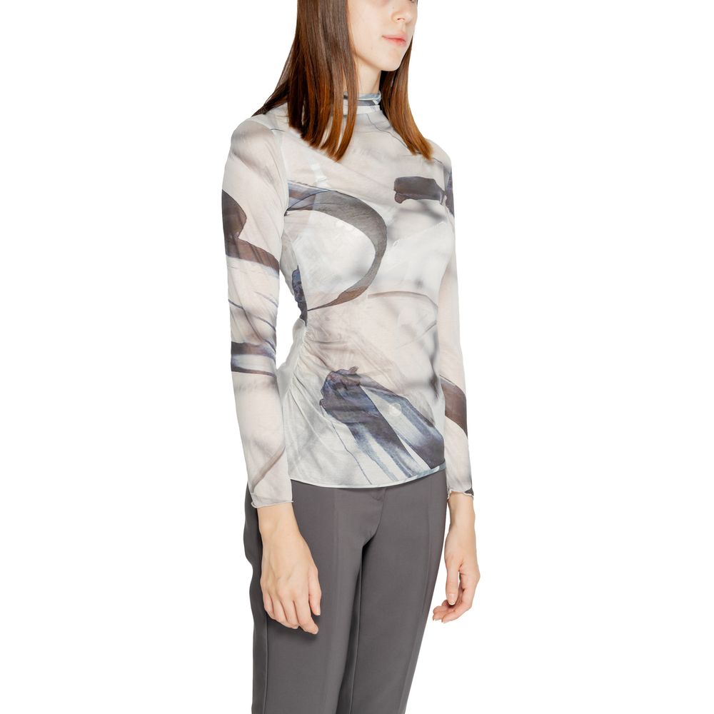 Rinascimento Gray Polyester Long Sleeve T-Shirt 1728,71956299936,Clothing,Gray,IT38|XS,IT40|S,Long Sleeve - T-Shirts - Clothing,New with tags,Rinascimento,T-Shirts - Clothing,Women