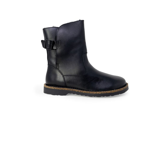 Birkenstock Black Leather Ankle Boots