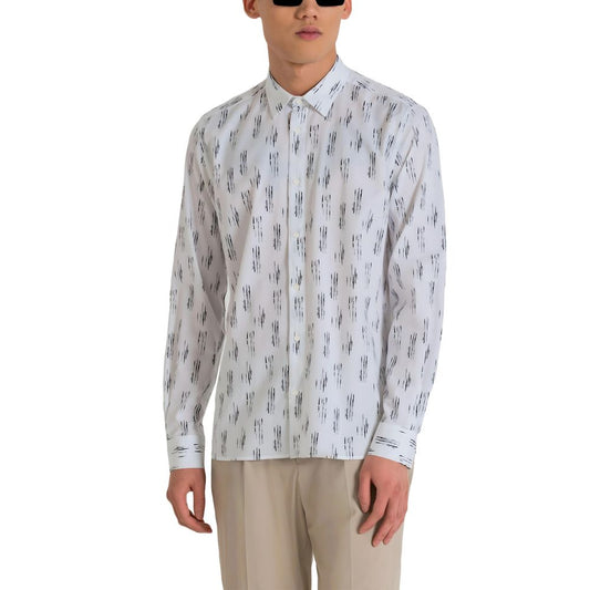 Antony Morato White Viscose Shirt Antony Morato