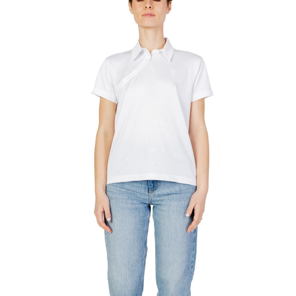 Blauer White Polyester T-Shirt 1728,71956299936,Blauer,Clothing,IT44|L,New with tags,T-Shirts - Clothing,T-Shirts - T-Shirts - Clothing,White,Women