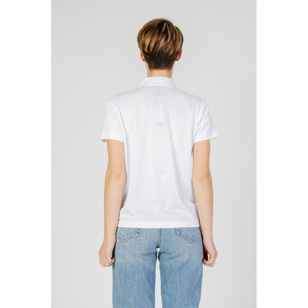 Blauer White Polyester T-Shirt 1728,71956299936,Blauer,Clothing,IT44|L,New with tags,T-Shirts - Clothing,T-Shirts - T-Shirts - Clothing,White,Women